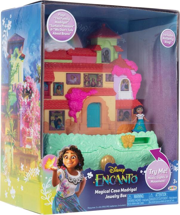 Immagine prodotto Jakks Pacific Encanto - Scatola portagioie della casa magica di Encanto (219514)