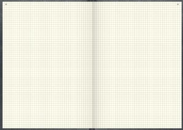 Actual product image König & Ebhardt Business book Paper size: DIN A4 Ruling style: squared (80 g/m², A4)
