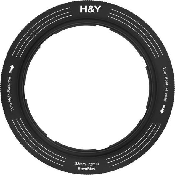 Image du produit H&Y Adaptateur de filtre REVORING 52-72mm pour filtre 77mm (Support de filtre obectif, 77 mm)