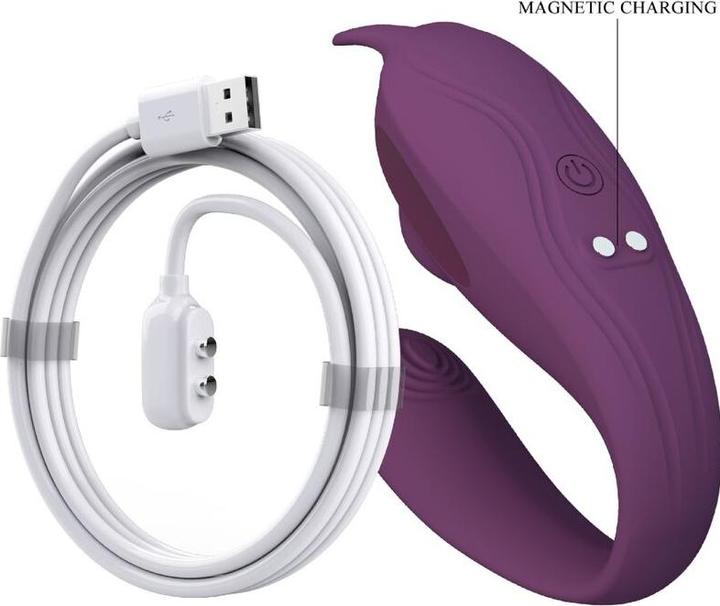 Actual product image Pretty Love Shey Stimulator & Vibrator Free App Long Distance Purple