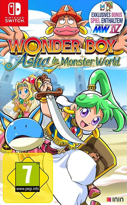 Produktbild ININ Games Wonder Boy: Asha in Monster World (Switch, Switch Lite, Switch OLED, DE)