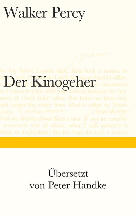 Valori nutrizionali e ingredienti Der Kinogeher (Tedesco, Walker Percy, Peter Handke, 2016)