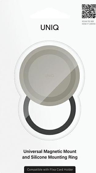 Actual product image Uniq Flixa Magnetic Base magnetyczna baza do montażu szary/flint grey