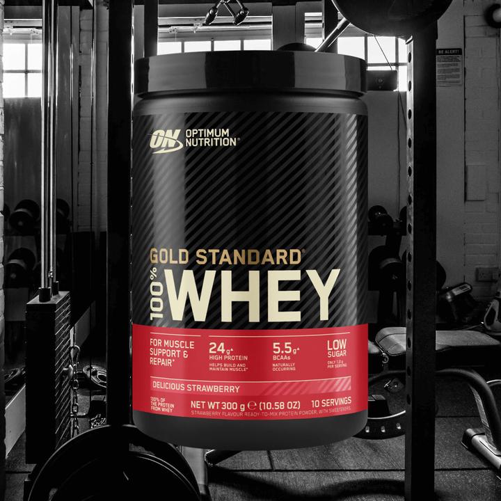 Image du produit Optimum Nutrition 100% Whey Gold Standard (300G) (Delicious Strawberry, 1 pcs, 300 g)