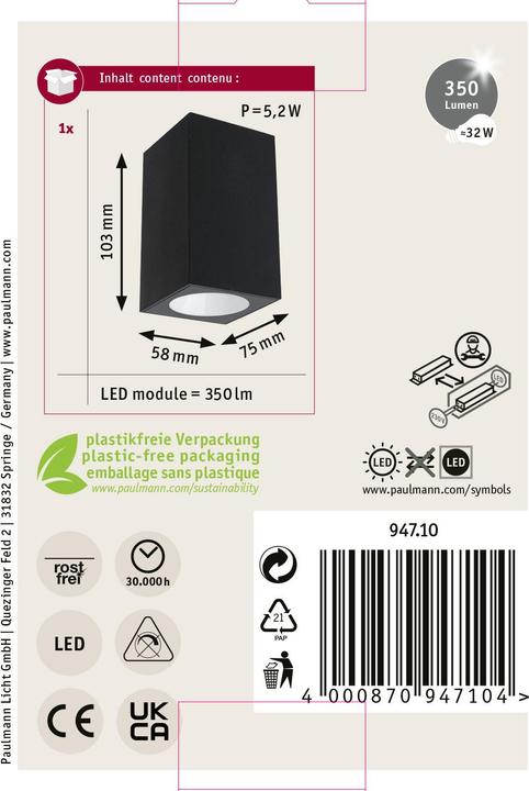 Produktbild Paulmann Insect Friendly Flame (350 lm, IP44)