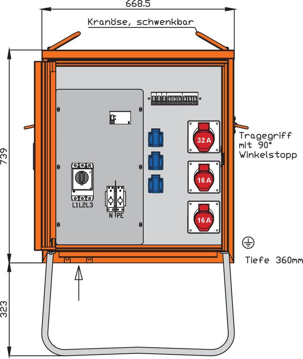 Productafbeelding Walther Werke Verdeelkast WV0270R1