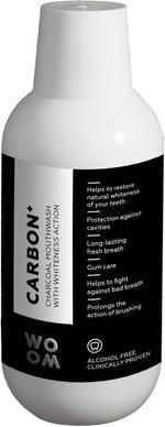 Woom Brand Carbon+ Charcoal Mouthwash With Whiteness Action - Mouthwash Withack Coal Witheaching Effect (500 ml, Mundwasser)
