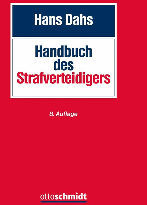 Energy Label Handbuch des Strafverteidigers (German, Hans Dahs, Felix Rettenmaier, 2014)