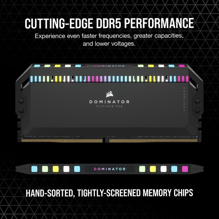 Immagine prodotto Corsair Dominator (2 x 32GB, 6800 MHz, RAM DDR5, DIMM)