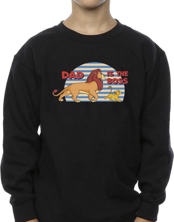 Actual product image Disney Boys The Lion King Dad Boss Sweatshirt (152, 158)