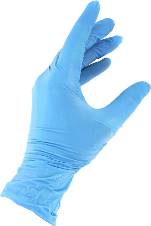 3A Purism Nitril-Handschuhe, 100 Stück, Grösse S, blau (S)