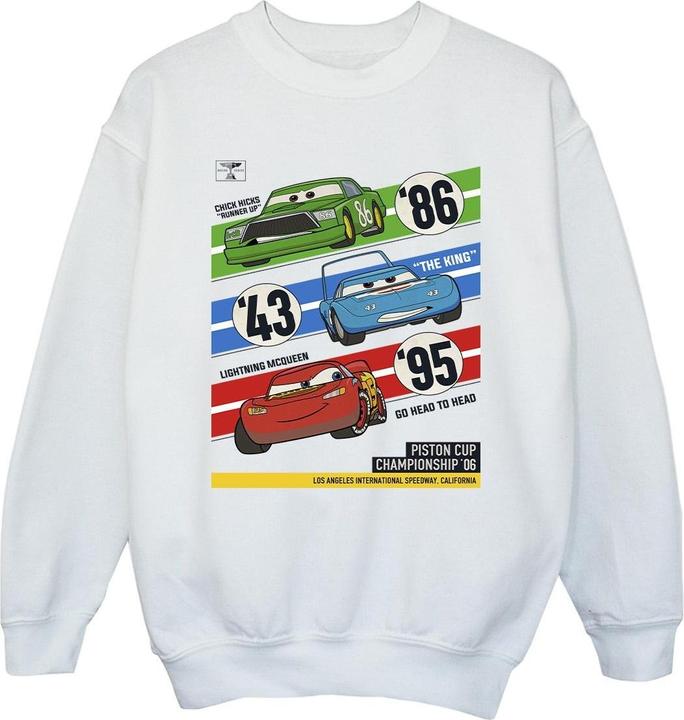 Actual product image Disney Girls Cars Piston Cup Champions Sweatshirt (152, 158)