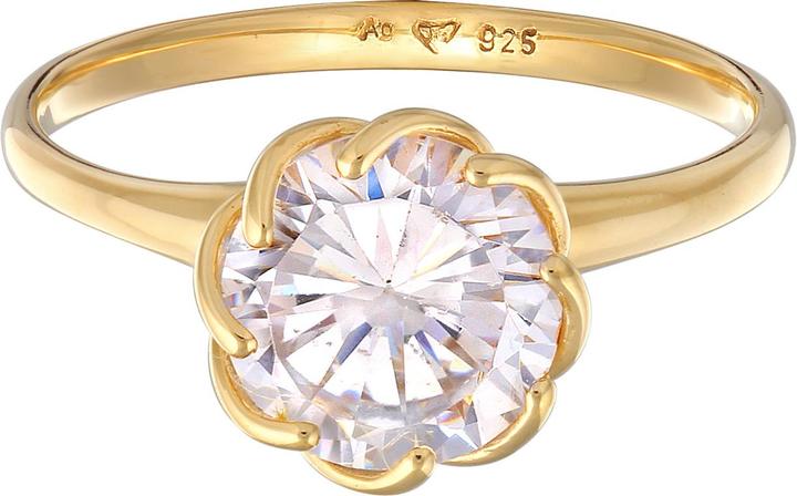 Produktbild Elli Kristall Ring, Verlobungsring (52, 925 Silber)