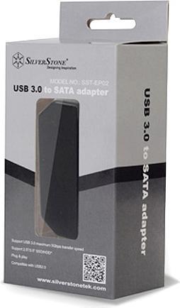 Produktbild Silverstone SST-EP02B USB 3.0 zu SATA Adapter