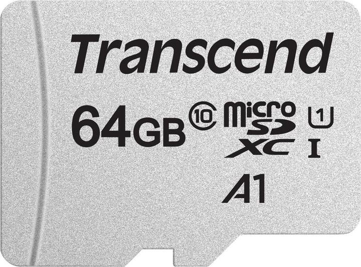 Actual product image Transcend 300S (64 GB, microSDXC, U1, UHS-I)