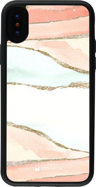 Immagine prodotto PhoneLook Coperchio in silicone nero arancione scintillante (Apple iPhone XS, Apple iPhone X)