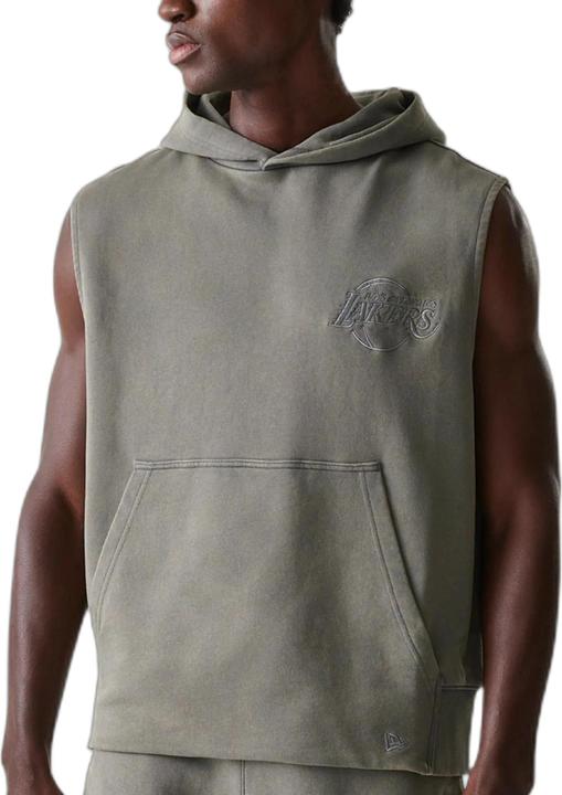 New Era Ärmelloses Kapuzen-Sweatshirt Los Angeles Lakers Washed