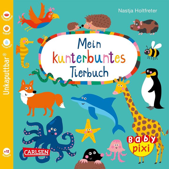 Baby pixi - Mein kunterbuntes Tierbuch (Deutsch)