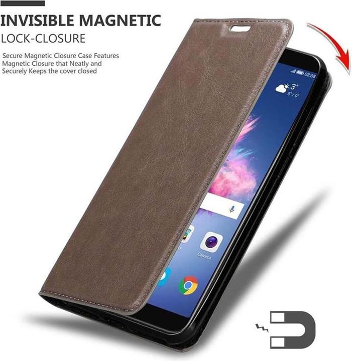 Produktbild Cadorabo Book Invisible Magnet Cover (Huawei Enjoy 7S, Huawei P Smart (2018))