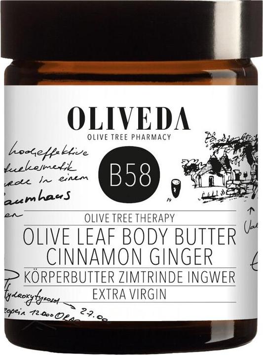 Oliveda Body Butter Cinnamon Ginger B58 (Body Butter, 180 ml)