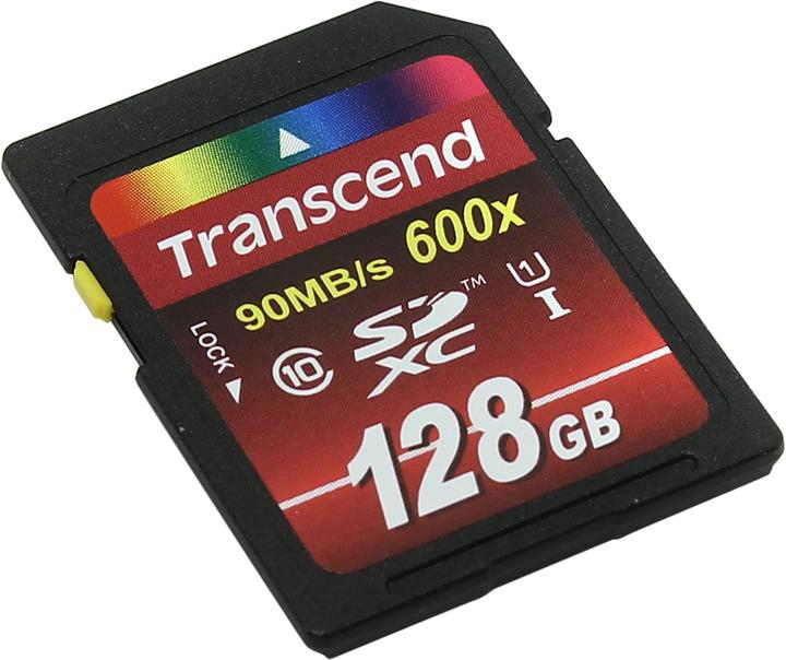 Produktbild Transcend SDXC Ultimate 600x (128 GB, SDXC, U1, UHS-I)