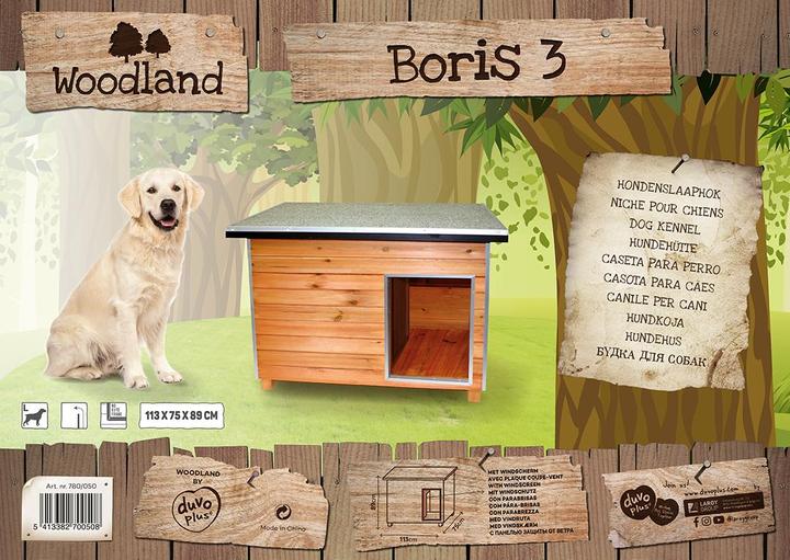 Actual product image EBI Duvo+ Woodland Dog House Boris 2 Classic (Dog kennel)