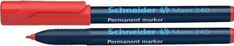 Actual product image Schneider Maxx 240 permanent marker Line width: 1-2 mm Ink colour: red (Red, 2 mm, 10 x)
