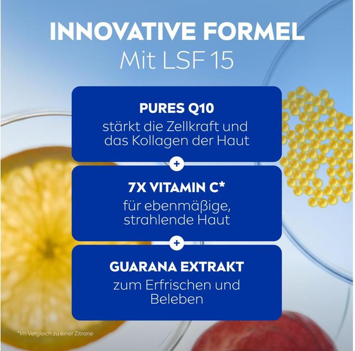 Actual product image NIVEA Q10plusC Energy (50 ml, Day cream, SPF 15)