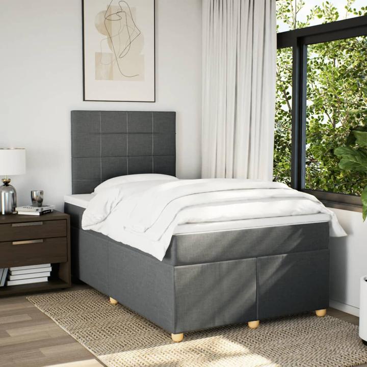 Immagine prodotto VidaXL Bo x letto a molle con materasso 120 x 200 cm in tessuto (120 x 200 cm, 120 x 200 cm)