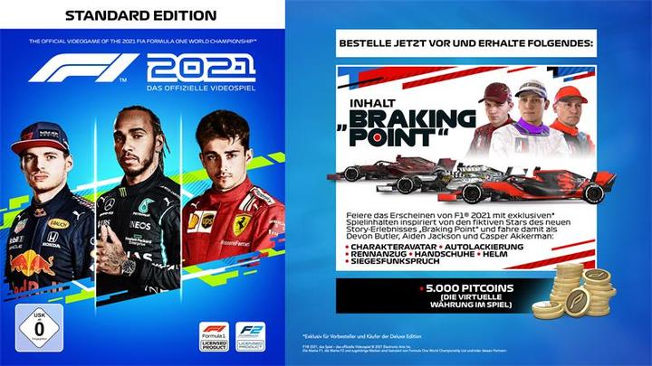 Produktbild Codemasters F1 2021 (PS4, IT, FR, DE)