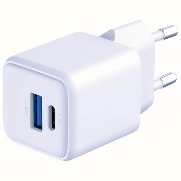 Produktbild 3MK Ładowarka sieciowa Hyper GaN Charger 20W 1xUSB-A 1XUSB-C PD QC4+ biały (20 W)