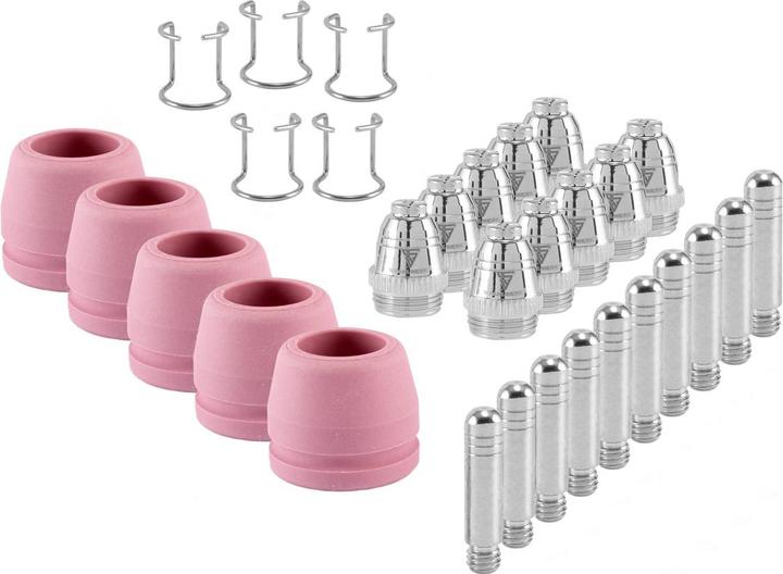Actual product image Stahlwerk Plasma accessory set P-60 30-piece for P-60 CUT plasma cutter torch