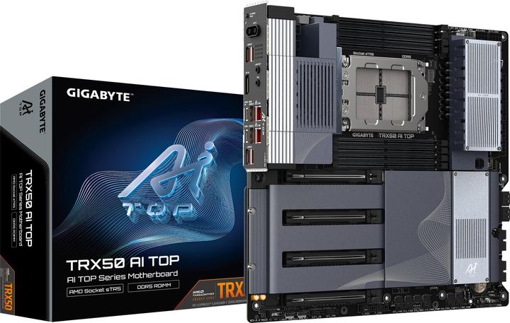 Image du produit Gigabyte TRX50 AI TOP (sTR5, AMD TRX50, E-ATX)