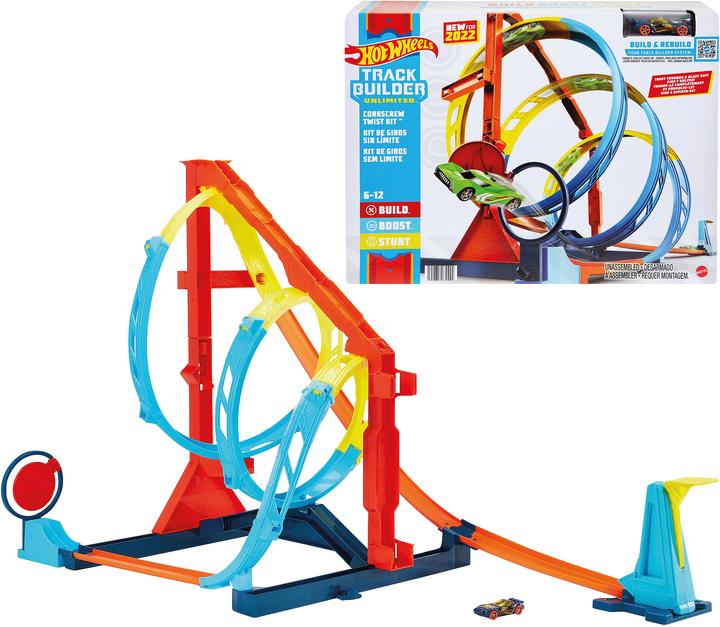 Actual product image Hot Wheels Track Builder Unlimited Corkscrew