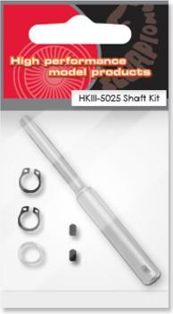 Scorpion HKIII-5025 Motor Shaft Kit XL 6mm / 44mm / 105mm