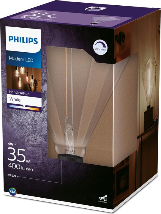 Image du produit Philips Lampe LED diamond giant (E27, 4 W, 400 lm, 1 x, F)