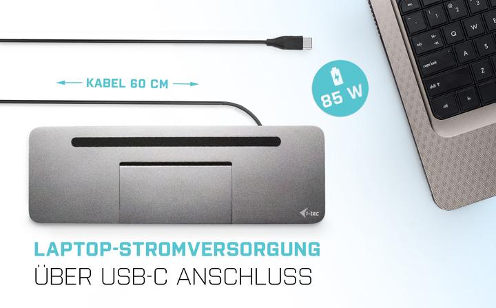 Immagine prodotto i-tec Ergonomic 4K (USB-C, 3 Porti)