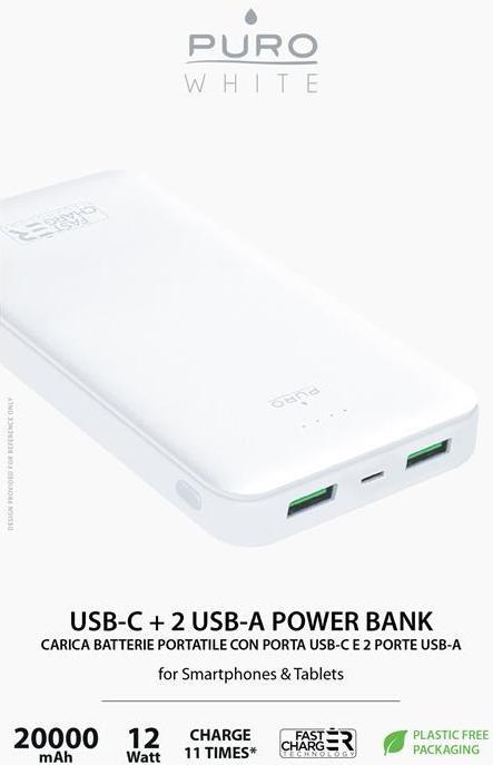 Produktbild Puro Power Bank (20000 mAh, 74 Wh)