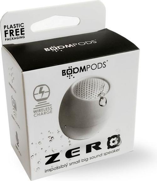 Produktbild Boompods Zero Bluetooth® Lautsprecher Freisprechfunktion, stossfest, Wasserfest Weiss (5 h, Akkubetrieb)