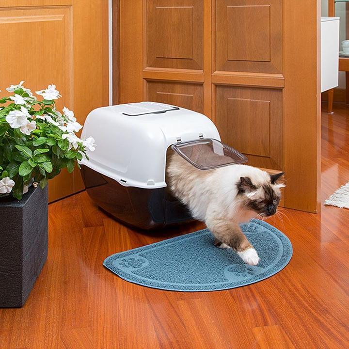Image du produit Ferplast Caisse chats fermée Prima Black (Bac à litière ouvert)