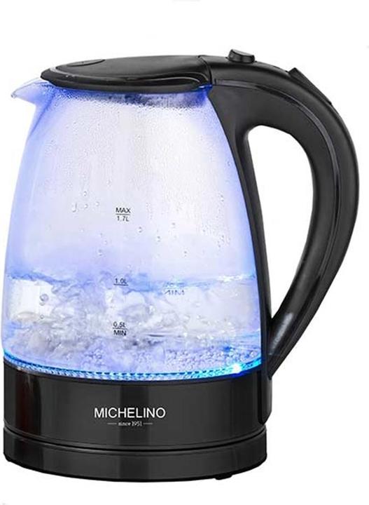 Produktbild Michelino Wasserkocher aus Glas 1,7 Liter (1.70 l)