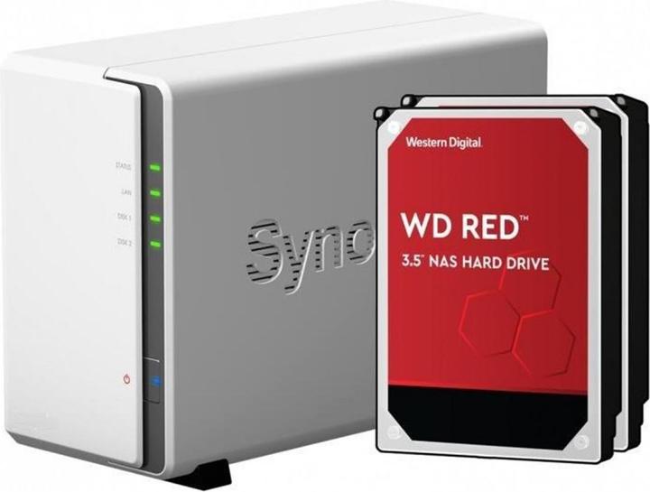 Synology DS220j (2 x 6 TB, WD Red Plus)