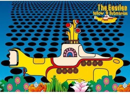 Produktbild The Beatles Yellow Submarine Standard Postkarte