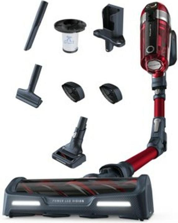 Produktbild Tefal TY9879WO stick vacuum/electric broom Bagless 0.9 L Black, Red