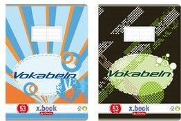 Actual product image Herlitz Vocabulary book x.book, DIN A4, 2 columns, 32 sheets (A4, Lined, Soft cover)