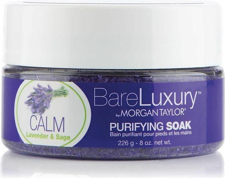 Actual product image Morgan Taylor CALM LAVANDER & SAGE SOAK 226 gr (Foot mask)