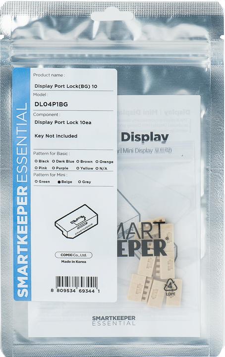Immagine prodotto Smart Keeper Mini Display Port Blocker beige 10 pz.