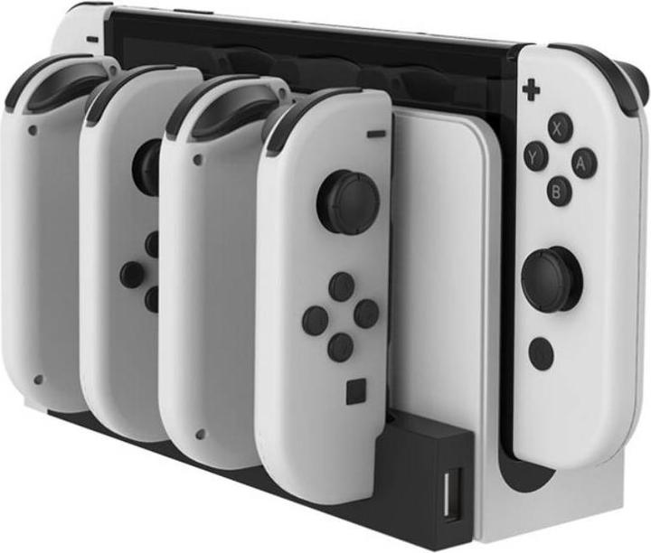 Actual product image iPega 9186 Charger Dock pro N-Switch a Joy-con White/Black (Switch)