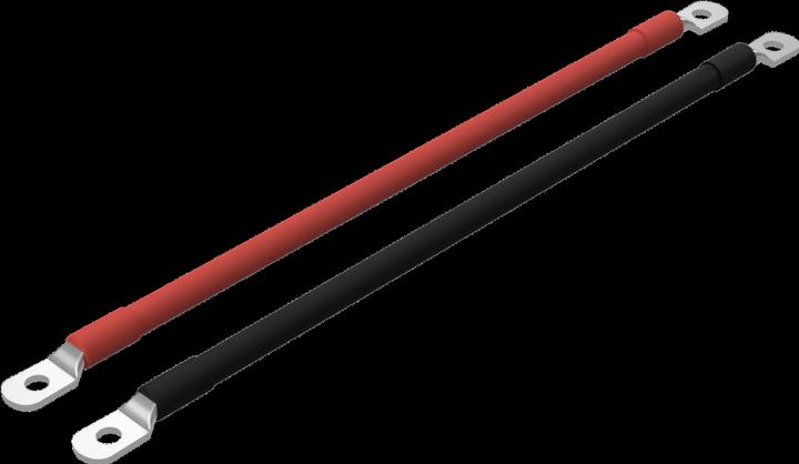 Produktbild Voltic Batteriekabel mit beidseitig M8 Ösen 50 mm² / Ø 12 mm 2 meter