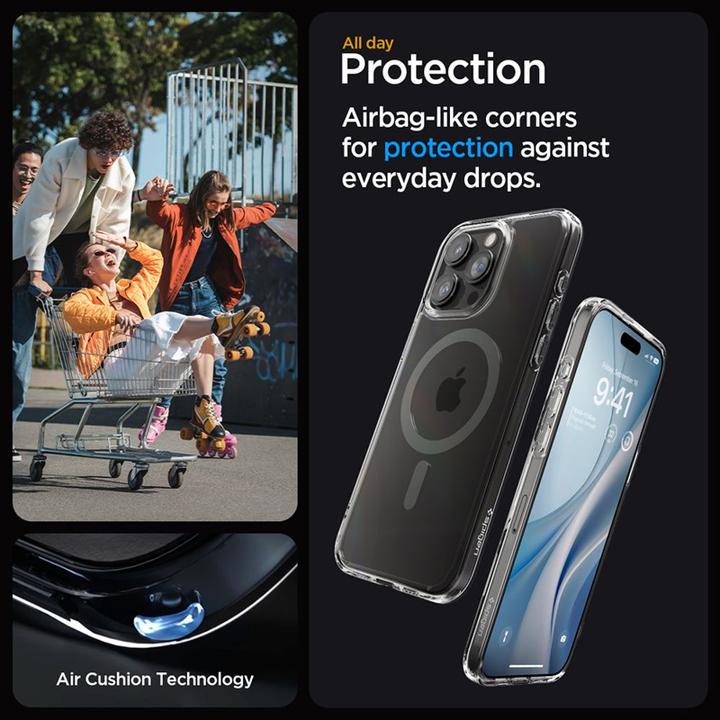 Produktbild Spigen Ultra Hybrid MAG iPhone 15 Pro 6.1" Magsafe grafitowy/graphite ACS06716 (Apple iPhone 15 Pro)